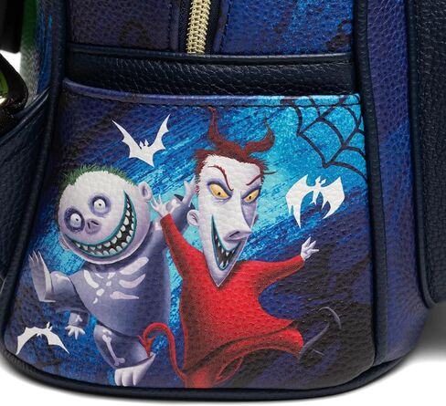 Disney The Nightmare Before Christmas Oogie Boogie Beware! I Don't Play Fair 11" Vegan Leather Mini Daypack in Saudi Arabia
