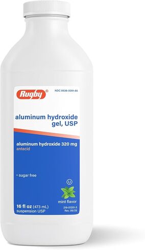 RUGBY LABORATORIES Aluminum Hydro Gel, USP 320mg in Kuwait