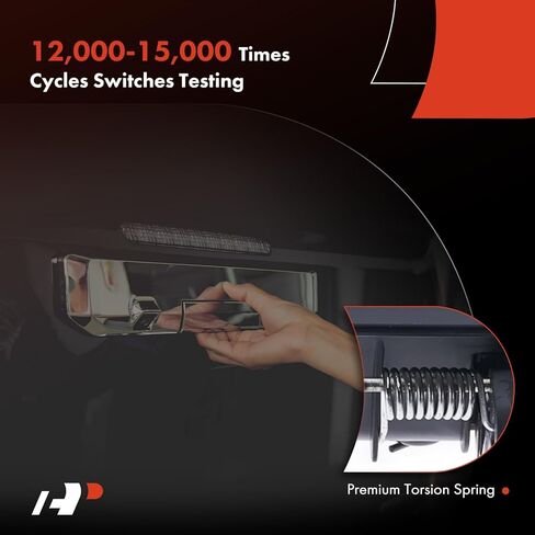مقبض الباب الخلفي الممتاز A-مقبض مزلاج الباب الخلفي متوافق مع Honda Ridgeline 2006-2014، أسود معبأ، استبدال # 74810-SJC-A01ZJ in Saudi Arabia