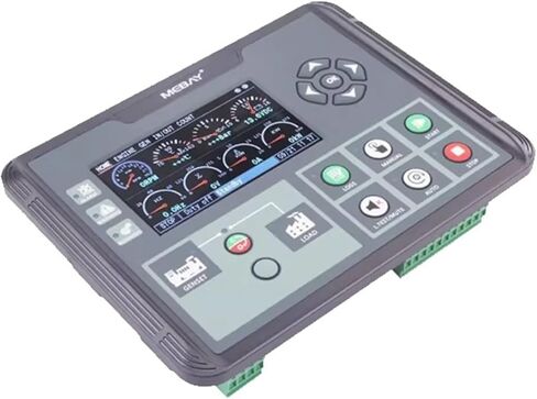 جهاز التحكم DC60D DC62D DC60DR DC62DR مولد السيارات بدء إيقاف وحدة التحكم الملونة عرض أجزاء مجموعة مولد غاز الديزل (DC62DR مع RS485) in Kuwait