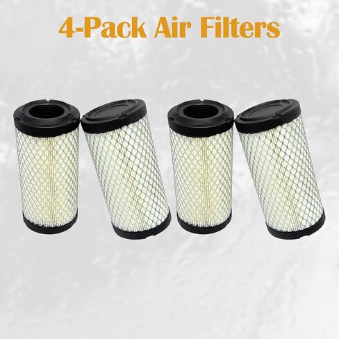 4-Pack Air Filter Compatible with Kawasaki Mule 11013-1290 11013-7029 11013-7048 John Deere M113621 Fleetguard AF25550 Donaldson P822686 Baldwin RS3715 WIX 46449 in Kuwait