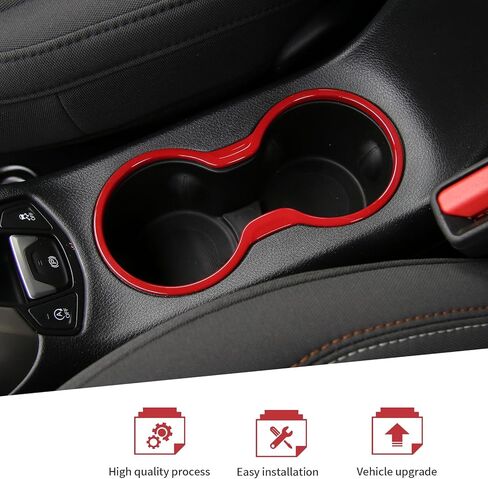 JeCar 8pcs Red Interior Trim Kit for 2017-2020 Jeep Compass Interior Accessories in Saudi Arabia