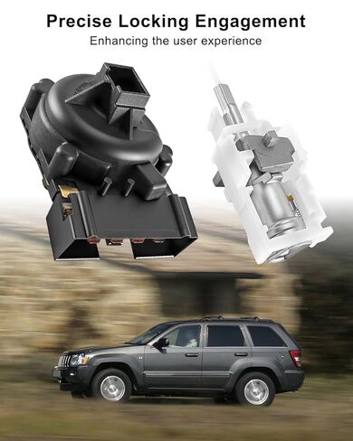 Ignition Switch Actuator Pin and Ignition Starter Switch Kit Fit for Jeep Liberty 2002-2007 Wrangler 2001-2006 Chrysler PT Cruiser 2001-2005 Dodge Neon 2001-2005 Replace 924-704 924-869 4793576 in Kuwait