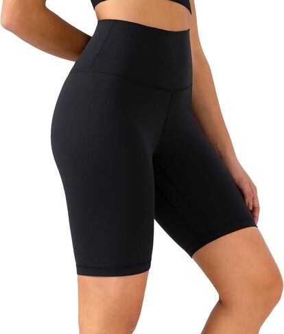 YUNOGA Women Biker Shorts 4"/8" Inseam - High Waisted Tummy Control Workout Athletic Exercise Spandex Yoga Shorts in Saudi Arabia