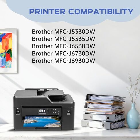 خراطيش حبر Miss Deer LC3019XXL، بديل متوافق لأخيه LC3019 LC3019XXL LC3017 يعمل لأخيه MFC-J5330DW MFC-J6730DW MFC-J6930DW MFC-J6530DW MFC-J5335DW، 5 عبوات in Kuwait