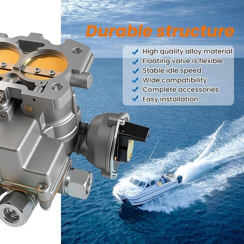 3310-864940A01 Marine Carburetor for Mercruiser Rochester Mercarb 2 Barrel 3.0L 2.5L 2 barrel Carburetor 4 CYL Engines Carb in Saudi Arabia