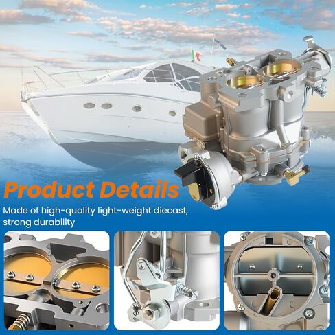 3310-864940A01 Marine Carburetor for Mercruiser Rochester Mercarb 2 Barrel 3.0L 2.5L 2 barrel Carburetor 4 CYL Engines Carb in Saudi Arabia