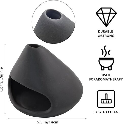 السيراميك بالو سانتو حامل البخور الموقد مع حامل الموقد السيراميك الصغيرة المصنوعة يدويا، لحرق المريمية، مخروط، ديكور المنزل العطري، صينية رماد السيراميك، والتأمل تخفيف القلق للنساء in Kuwait