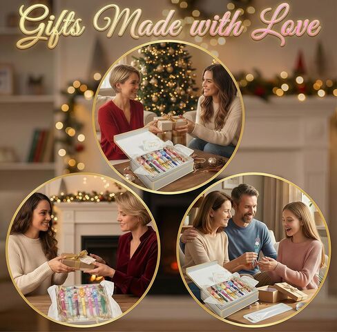 180 Pcs DIY Beadable Pen Kit – 60 Pens, 60 Refills & 60 Gift Bags – Beads Not Included – Multicolor Craft Supplies for Office, Teachers & DIY Projects in Kuwait