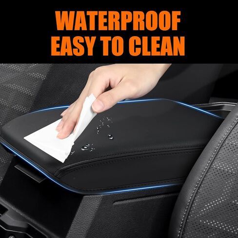 غطاء وحدة التحكم المركزية متوافق مع ملحقات Toyota Tacoma 2024 2025 غطاء مسند الذراع مضاد للخدش وسادة وحدة التحكم الوسطى واقي مسند الذراع الجلدي in Kuwait