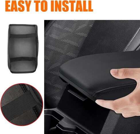 غطاء وحدة التحكم المركزية متوافق مع ملحقات Toyota Tacoma 2024 2025 غطاء مسند الذراع مضاد للخدش وسادة وحدة التحكم الوسطى واقي مسند الذراع الجلدي in Kuwait