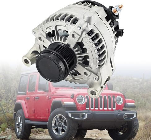 مولد كهربائي 421000-0810 300AMP متوافق مع جيب رانجلر/رانجلر JK 3.6L V6 2012-2018، استبدال مولد كهربائي عالي الإخراج #11584، 68078950AA in Kuwait
