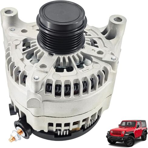 مولد كهربائي 421000-0810 300AMP متوافق مع جيب رانجلر/رانجلر JK 3.6L V6 2012-2018، استبدال مولد كهربائي عالي الإخراج #11584، 68078950AA in Kuwait