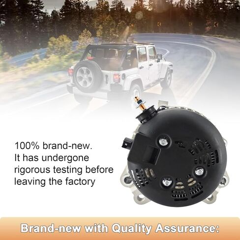 مولد كهربائي 421000-0810 300AMP متوافق مع جيب رانجلر/رانجلر JK 3.6L V6 2012-2018، استبدال مولد كهربائي عالي الإخراج #11584، 68078950AA in Kuwait
