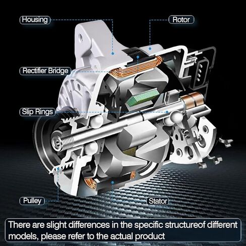 11775 130 Amp Alternator for Honda Odyssey V6 3.5L 2014 2015 2016 2017 Automotive Alternators Replace#OE 11775N, 400-52718R, 31100-RV0-A11, 31100-RV0-A11RM, 31100RV0A11RM, 104211-8520 in Kuwait