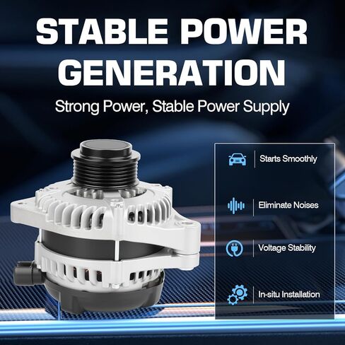 11775 130 Amp Alternator for Honda Odyssey V6 3.5L 2014 2015 2016 2017 Automotive Alternators Replace#OE 11775N, 400-52718R, 31100-RV0-A11, 31100-RV0-A11RM, 31100RV0A11RM, 104211-8520 in Kuwait