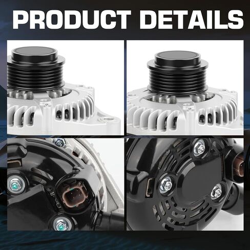 11775 130 Amp Alternator for Honda Odyssey V6 3.5L 2014 2015 2016 2017 Automotive Alternators Replace#OE 11775N, 400-52718R, 31100-RV0-A11, 31100-RV0-A11RM, 31100RV0A11RM, 104211-8520 in Kuwait