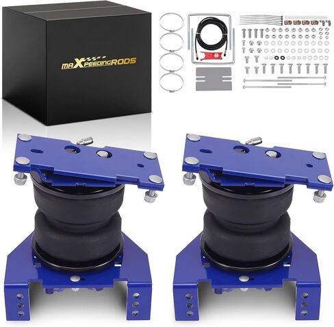 طقم أكياس تعليق هوائي maxpeedingrods 5000 رطل لفورد F-250 F-350 2017-2019 وF-450 2017-2024 طقم زنبرك هوائي خلفي فائق التحمل 4WD in Kuwait