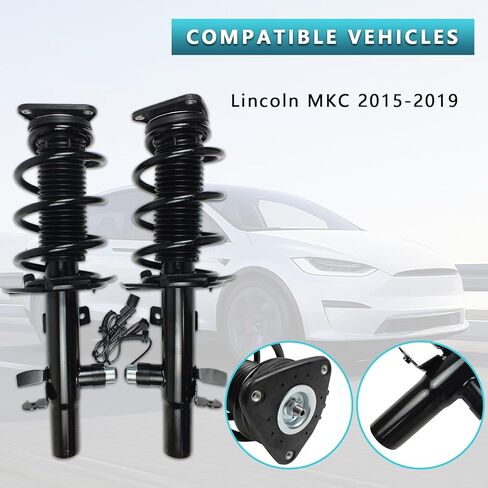 دعامات تعليق هوائي ممتص الصدمات الأمامي لسيارة لينكولن MKC 2015 2016 2017 2018 2019 EJ7Z18124B (2 قطعة) in Saudi Arabia