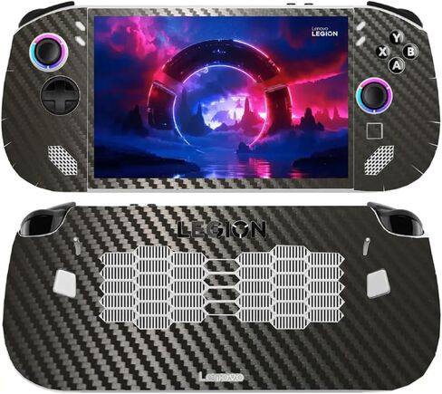 Carbon Pattern Sticker Skin for Legion Go S Vinyl Wrap Stickers Cover Protective Decal (Black) in Saudi Arabia