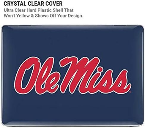 حافظة Skinit + غلاف متوافق مع جهاز MacBook Air 13in (2020) - تصميم Rebels Ole Miss المرخص رسميًا in Kuwait