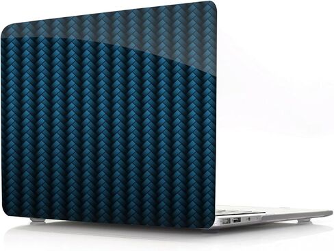 IVY for MacBook Pro 15 inch Case (A1990 A1707, 2019-2016 Release) - Crystal Hard Shell Cover with Carbon Fiber Texture,Anti-Slip Pads,Ultra Thin & Lightweight Protective Case - Blue in Saudi Arabia