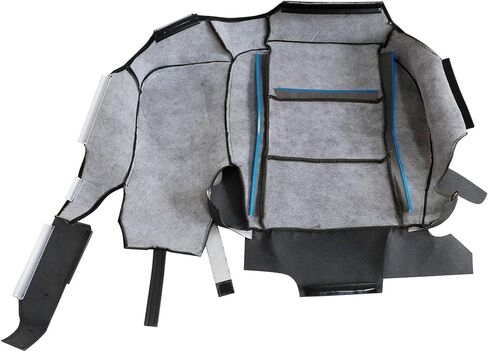 Driver Side Bottom Cloth Seat Cover Left Side Black & Gray #RF Compatible with Ford Ranger 2003 2004 2005 2006 2007 2008 2009 2010 2011 in Saudi Arabia