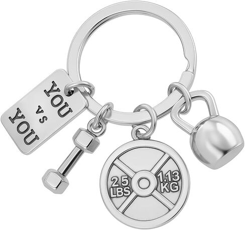 Fitness Keychain,Cool Keychains Gift for Workout Lovers, Trainers, Athletes in Kuwait