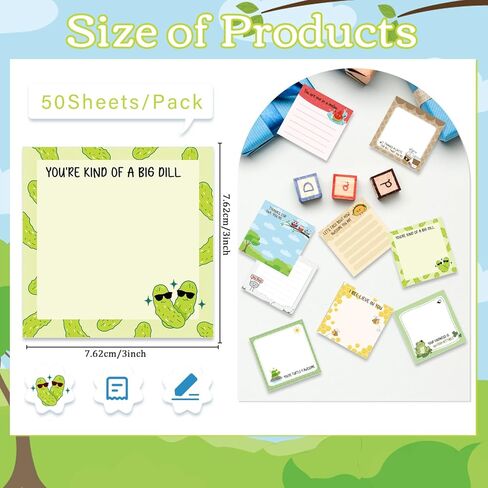Inspirational Sticky Notes Gifts - 9 Pack Funny Positive Quotes Notepads 3x3 Inches, Fun Motivational Self-Adhesive Memo Pads Office Study Supplies for Friends Coworkers (450 Sheets) in Saudi Arabia