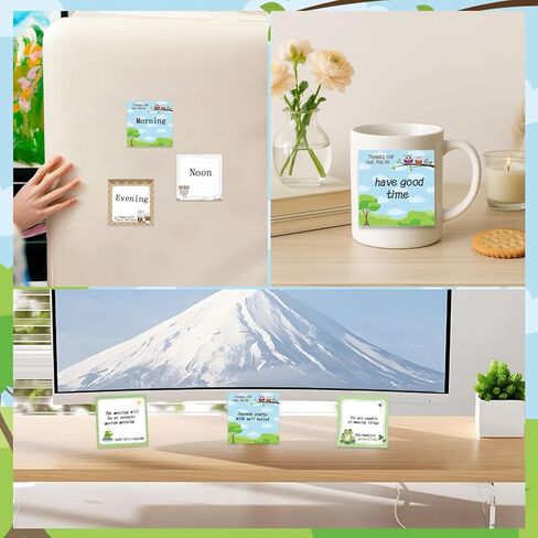 Inspirational Sticky Notes Gifts - 9 Pack Funny Positive Quotes Notepads 3x3 Inches, Fun Motivational Self-Adhesive Memo Pads Office Study Supplies for Friends Coworkers (450 Sheets) in Saudi Arabia