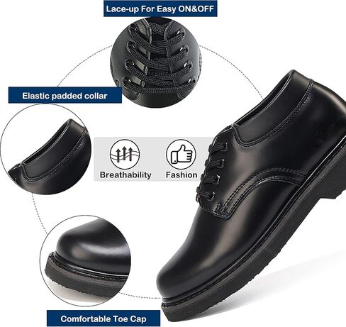 HANDPOINT Oxford Men's Slip Resistant Durability Fashion Breathable Work Shoe H82102 in Saudi Arabia