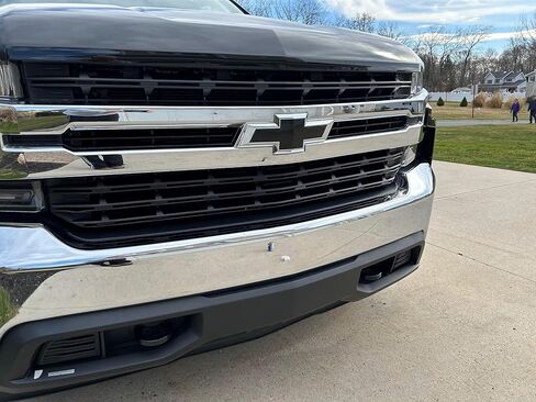 Chevy Silverado Gloss Black Grille Tailgate Bowtie Overlay Decals 2019-2025 Set of 2 in Saudi Arabia