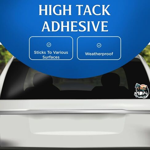 (2 Pack) Horse with Sunset Stickers - Cool Retro Equistrian - 5" On Longest Side - for Car, Truck, SUV - Easy Peel and Stick Vinyl Decals - Made in USA - BMCS0121 in Kuwait