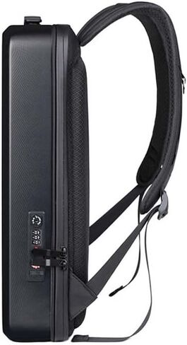 Hard Shell Backpack Large Capacity Laptop Bag USB Backpack for Men (Black) in Saudi Arabia