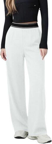 Wide Leg Pants Women Sun Protection UPF 50+ Quick Dry Summer Pants High Waist Travel Beach Work Gym Casual Trousers in Saudi Arabia