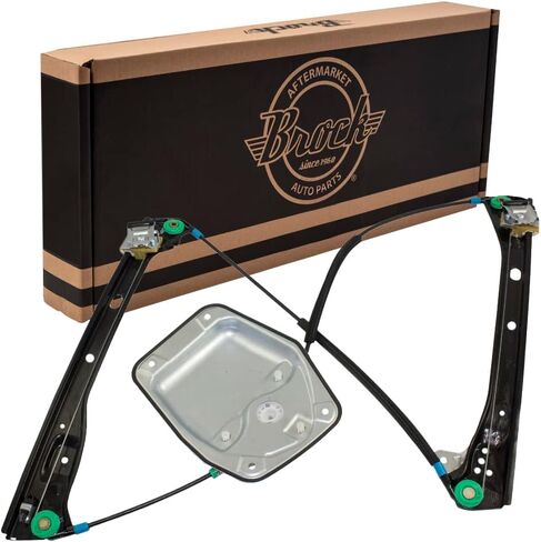 Brock Window Regulator w/o Motor for 2010-2014 Golf Sedan/Wagon Front for 2005-2014 Jetta for 2010-2013 Golf SportWagen for 2008-2009 Jetta City 1K5837461B Left VW1350109 in Saudi Arabia