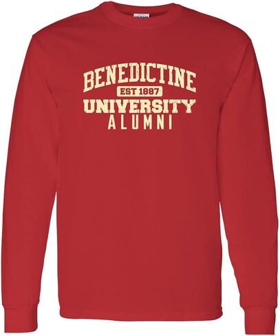 CreateMyTee | Benedictine University Alumni Long Sleeve T-Shirt in Saudi Arabia