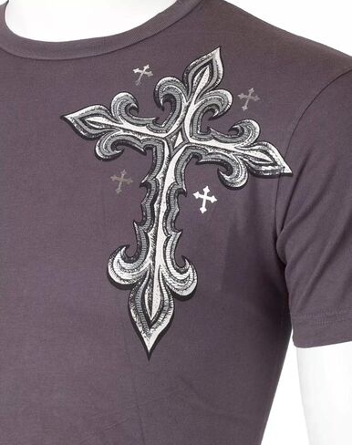 تي شيرت رجالي قديم من Affliction Spine Wings Y2K in Kuwait