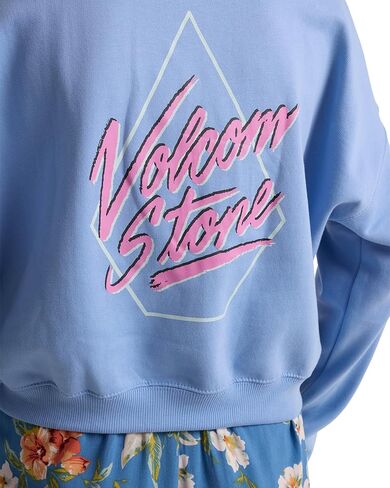 Volcom Women's Get Up Full Zip Hoodie – Recycled Fleece Sweatshirt With Kangaroo Pocket in Saudi Arabia