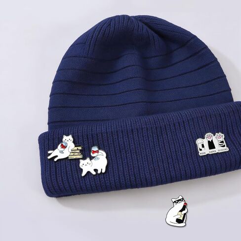 Valentine's Pins Gift For Cat Pins Enamel, Cute Enamel Pins Bulk, Funny Push Pin Decorative, Brooch Badge, Backpacks Bags Jackets for Adults Cats, Clothes Accessories Party Favors Gift (18 PCS) in Kuwait