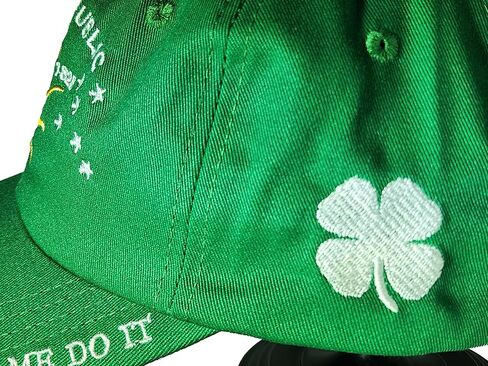 Limited Edition - Conch Republic of Key West St. Patrick's Day Baseball/Softball Cap, Embroidered Shamrocks and The Leprechauns Made Me Do It Custom Embroidery - Softball/Baseball/Fishing Cap Green in Saudi Arabia