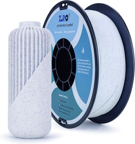خيوط رخام ZIRO PLA 1.75 مم، خيوط طابعة ثلاثية الأبعاد PLA 1.75 مم لون رخامي 1 كجم (2.2 رطل)، رخام in Kuwait