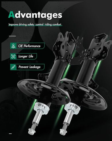 SCITOO - Front Shock Absorber for Toyota Fits 2018-2022 for Toyota Camry Shocks 3350049 3350048 Shocks Struts - 2Pc Set in Saudi Arabia