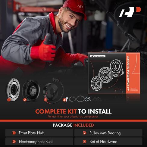 A-Premium A/C Compressor Clutch Kit Fit for Dodge Journey 2009-2020 AC Compressor Clutch Kit, 12V, 119.89 MM, 6PK in Saudi Arabia