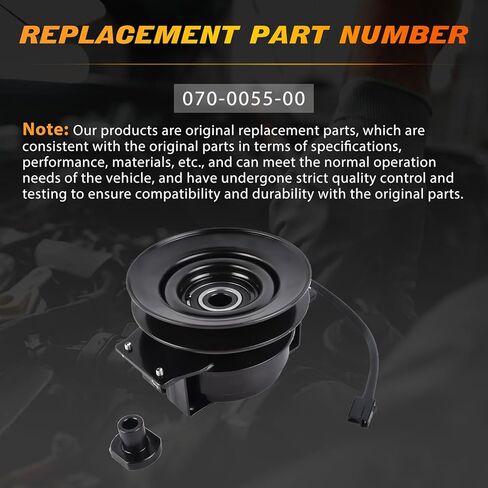 070-0055-00 Electric PTO Clutch with Wire Harness Compatible with Bad Boy 2017-2023 MZ Magnum, 2020-2023 ZT Avenger Models Replaces 070005500 in Kuwait