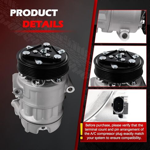 AC Compressor for Chevrolet Cruze 1.4L 2011, Air Conditioning Compressor with Clutch Replace for 13335248 in Saudi Arabia