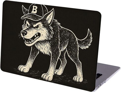 Compatible with MacBook Pro 16-inch, Hard Shell Case with Keyboard Cover and Screen Protector (A2141, 2020 2019 Release) - Wolf MC21821 in Saudi Arabia