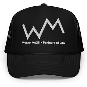 Donkey Tees Wexler McGill Lawyer Law Firm - Saul Goodman Show Humor Fan - Adjustable Foam Trucker Hat Black in Kuwait