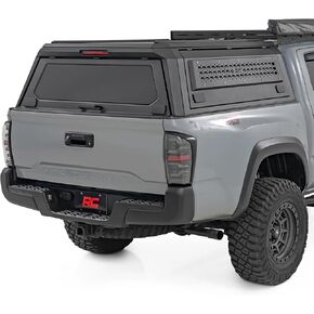 Rough Country Truck Bed Cap Topper for Toyota Tacoma (2016-2023) 5' Bed - Modular Design, Locking Gullwing Access Doors, Molle Panels, LED Interior Lighting in Saudi Arabia