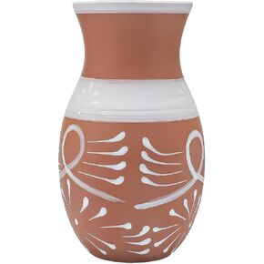 9.5 Inch Mexican Vase Clay for Cielito Lindo Party Handmade Mexican Flower Pot Terracotta Vase Centerpieces Hand Painted Mexicanos Talavera Pottery Cinco De Mayo Decor for Tables in Saudi Arabia